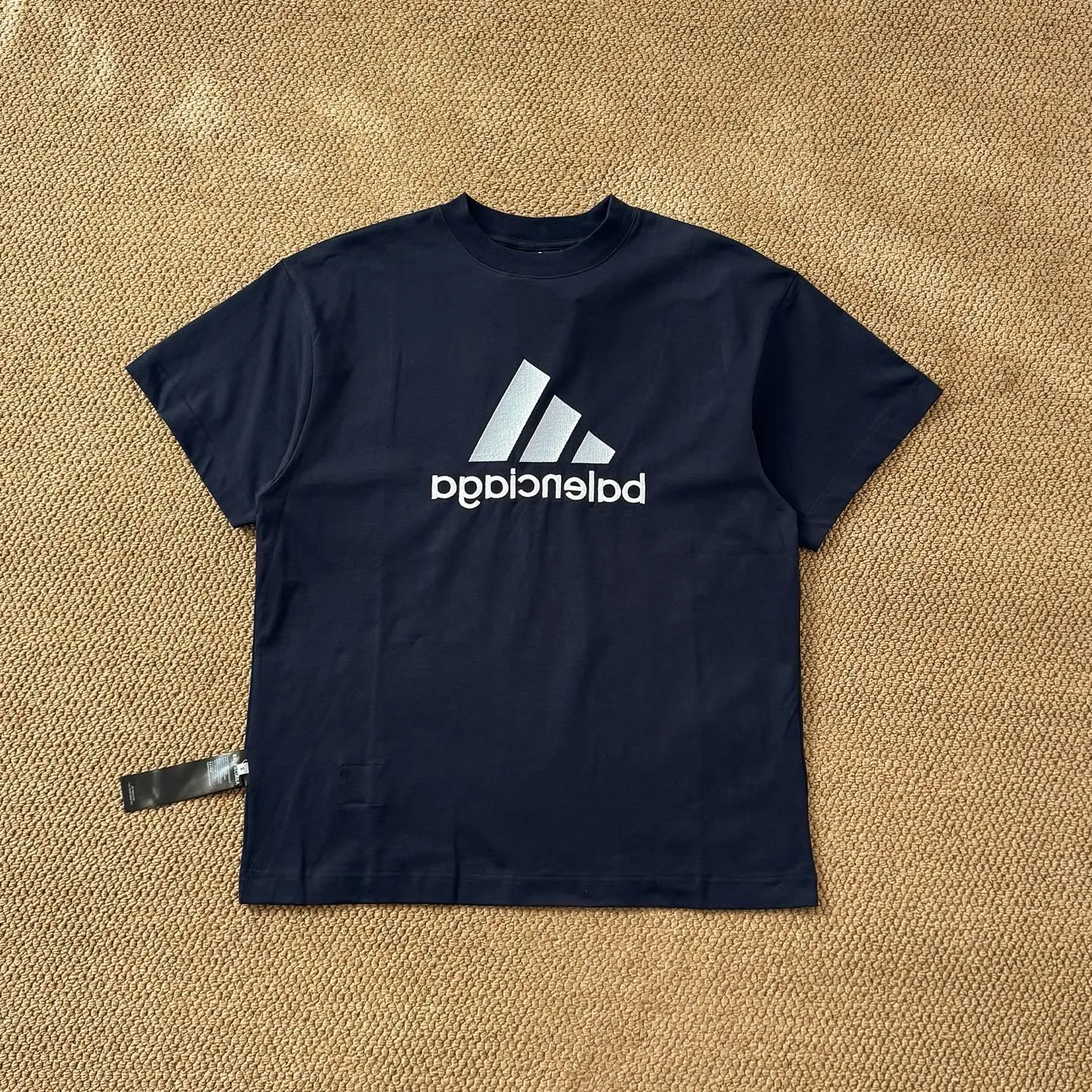 BALENCIAGA/ New Arrival Adidas LOGO T 250g ， ， ， ， ！ ：A 272# ：Navy Blue .White Size：S-2XL